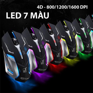 Chuột chuyên game k1 led 7 màu