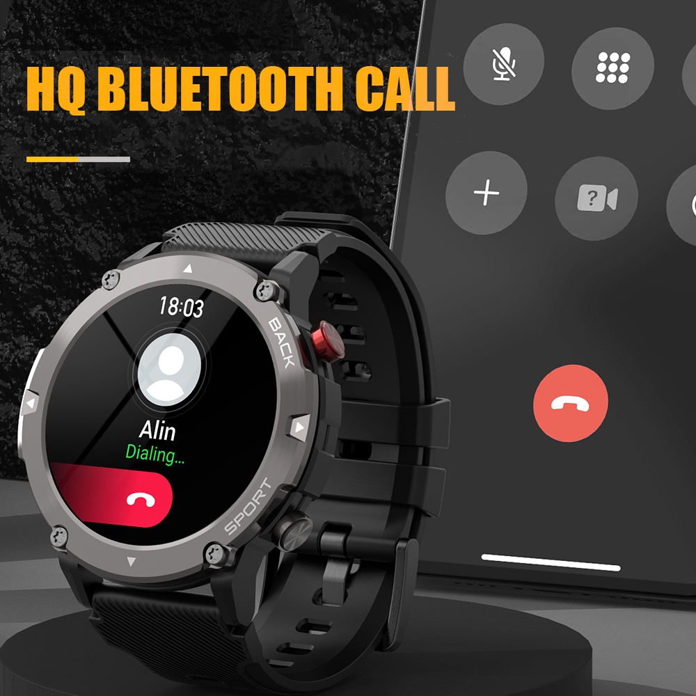 XIAOMI Đồng Hồ Thông Minh SENBONO 2022 Chống Nước IP68 Theo Dõi Nhịp Tim Cho Nam