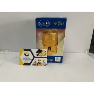 Đèn cảnh báo đế nam châm xài pin.
