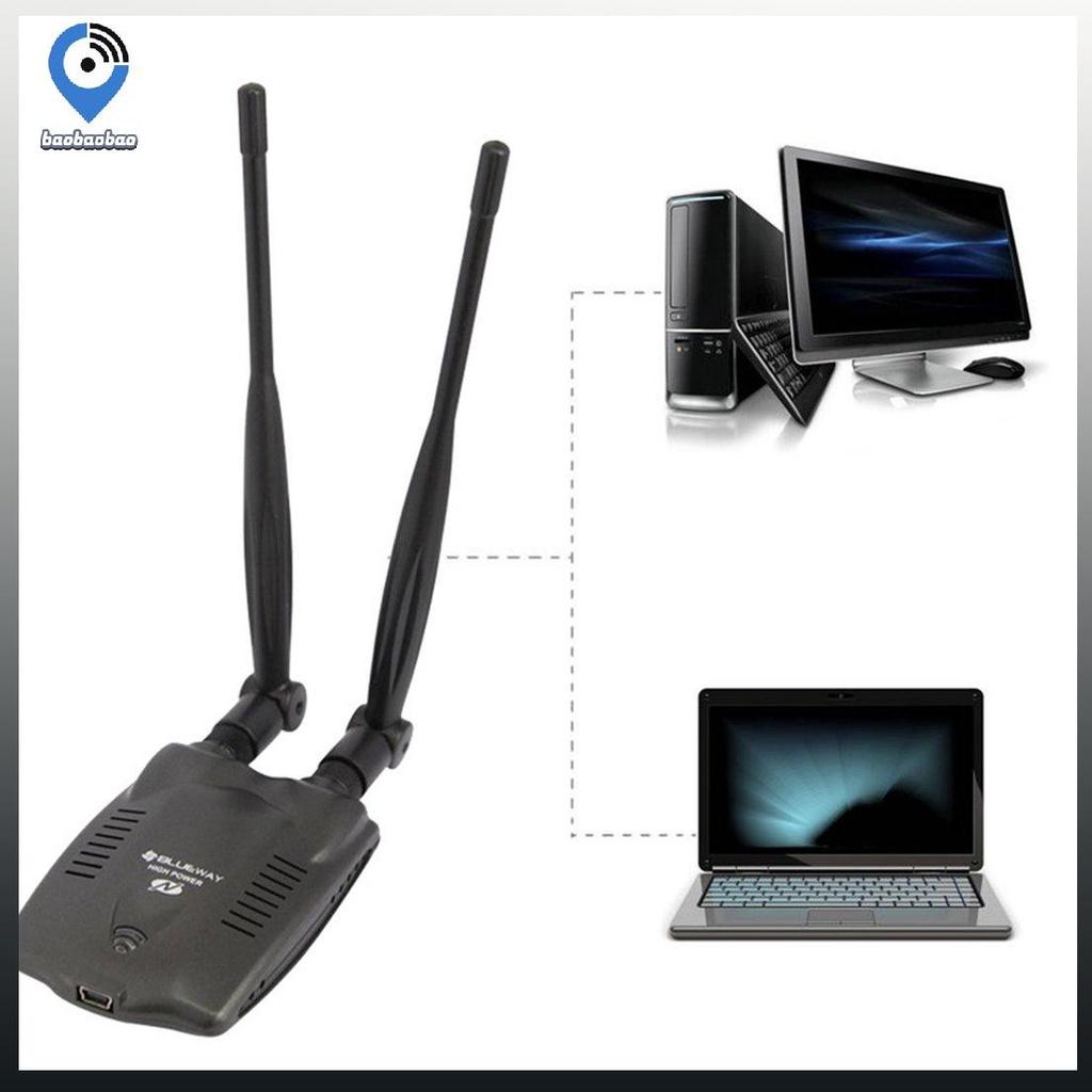 Bộ Thu Phát Wifi Không Dây Công Suất Cao 3070 Chip Rtl8192Fu-Cg 3000mw | BigBuy360 - bigbuy360.vn