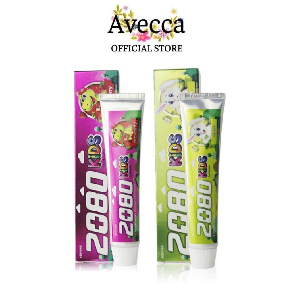 Kem đánh răng dành cho trẻ em 2080 Kids Hàn Quốc 80g