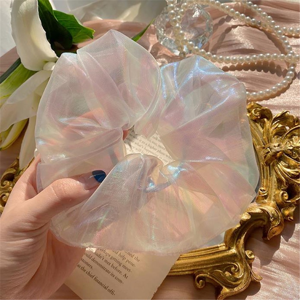 Dây Buộc Tóc Co Giãn Họa Tiết Kẻ Sọc Thời Trang Cho Nữ