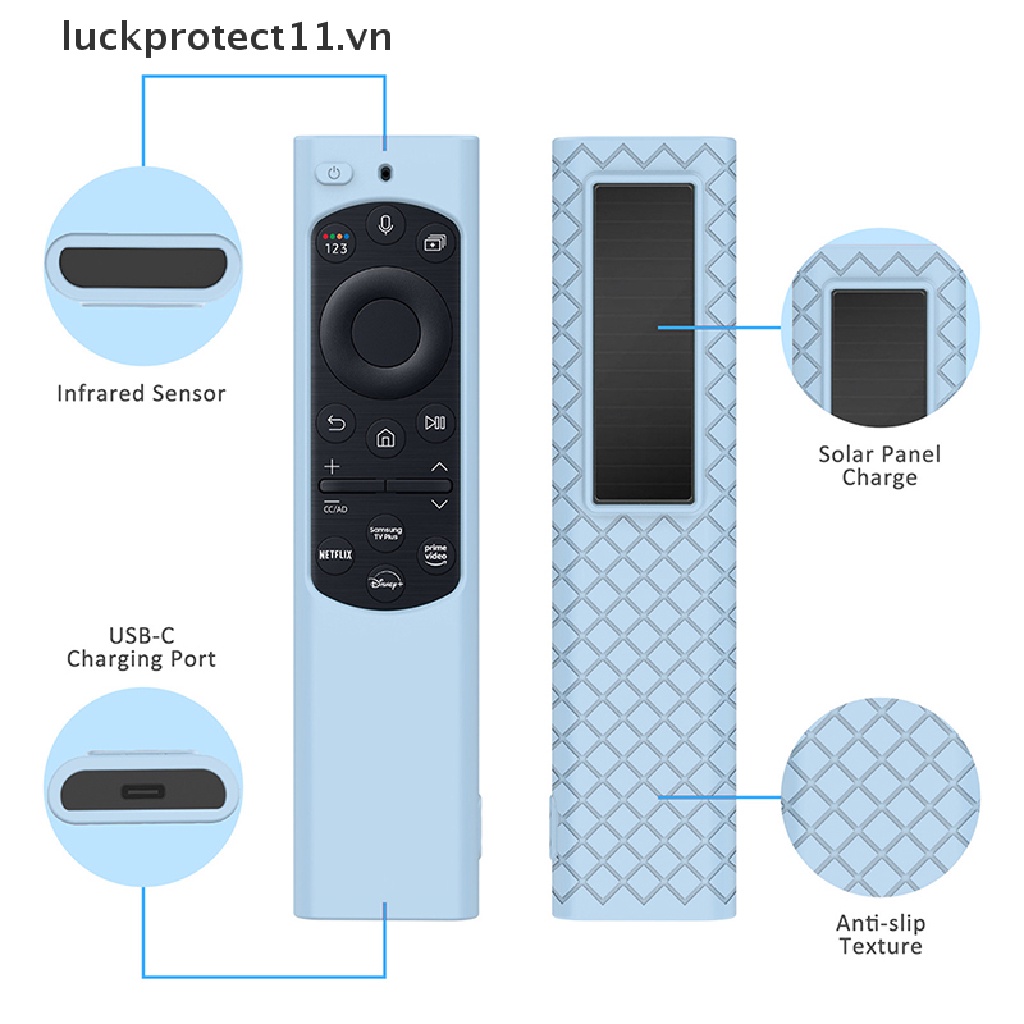 * 3c &amp; Mới * Vỏ Bọc Silicone Cho Remote TV Samsung BN59