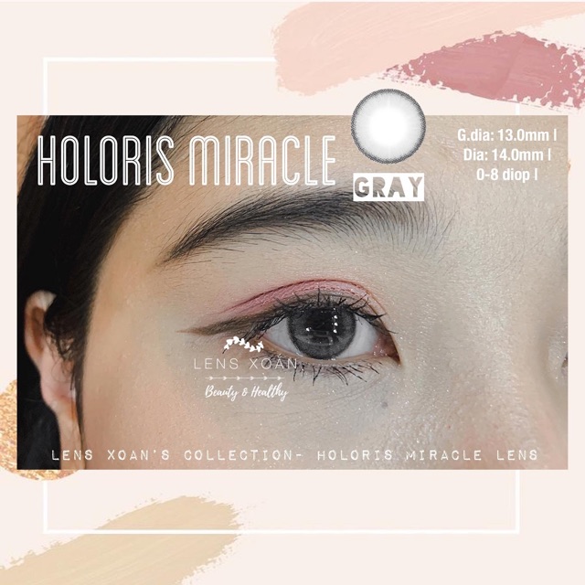 ÁP TRÒNG HOLORIS MIRACLE GRAY ( Xám viền đen tự nhiên)