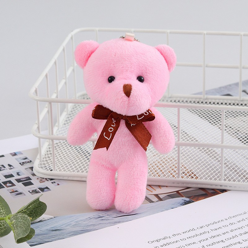 Gấu bông teddy mini dễ thương - Gấu bông teddy mini cao cấp kích cỡ 10 cm