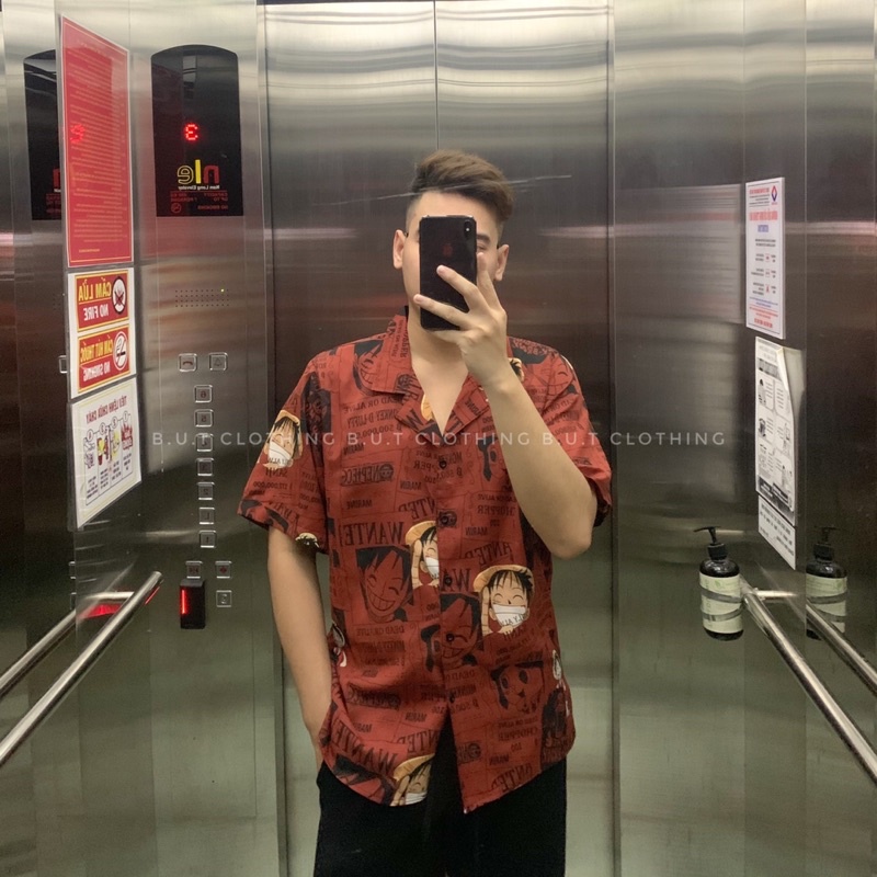 COMBO Áo sơ mi họa tiết quần short trơn mềm dành cho nam nữ | BUTCLOTHING