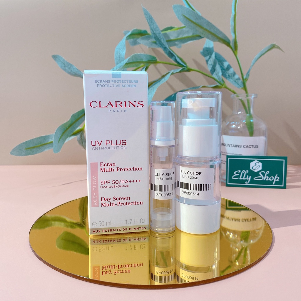 Kem chống nắng Clarins UV Plus Anti-Pollution Rosy Glow