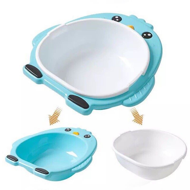 Chậu rửa mặt 2 in1 cho bé