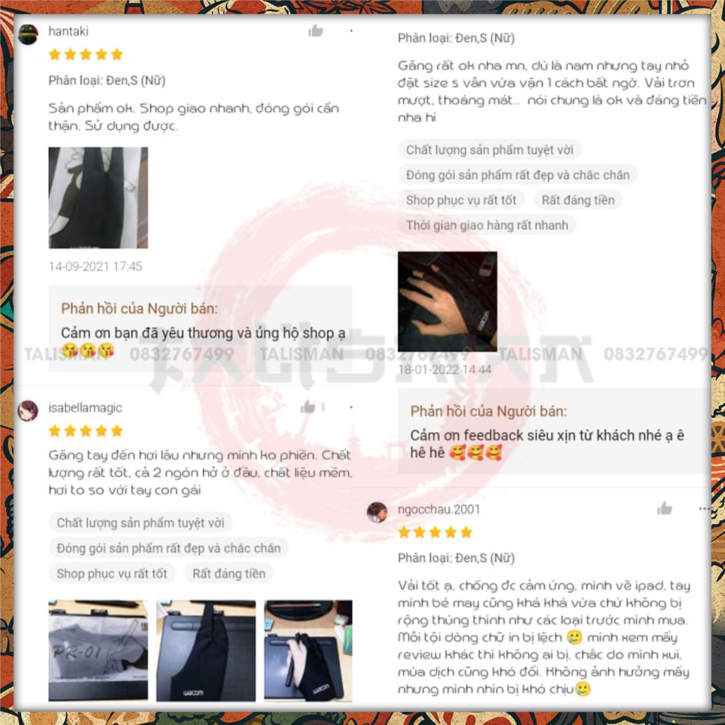 Găng tay vẽ họa sĩ / Găng wacom mê chữ êêêêêêêêê kéo dàiiiiiiiiiiiiiiii