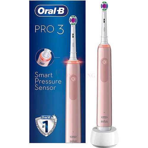 Bàn chải điện Oral-B Pro 3 3000 3D White - Hàng nhập khẩu