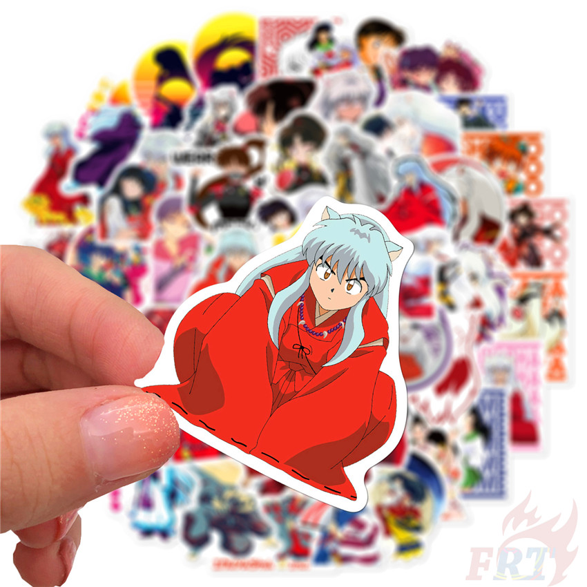 ❉ Inuyasha - Series 04 Anime Sesshoumaru Naraku Stickers ❉ 50Pcs/Set DIY Fashion Luggage Laptop Skateboard Decals Doodle Stickers