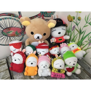 Set gấu bông mashi và rilak như hình