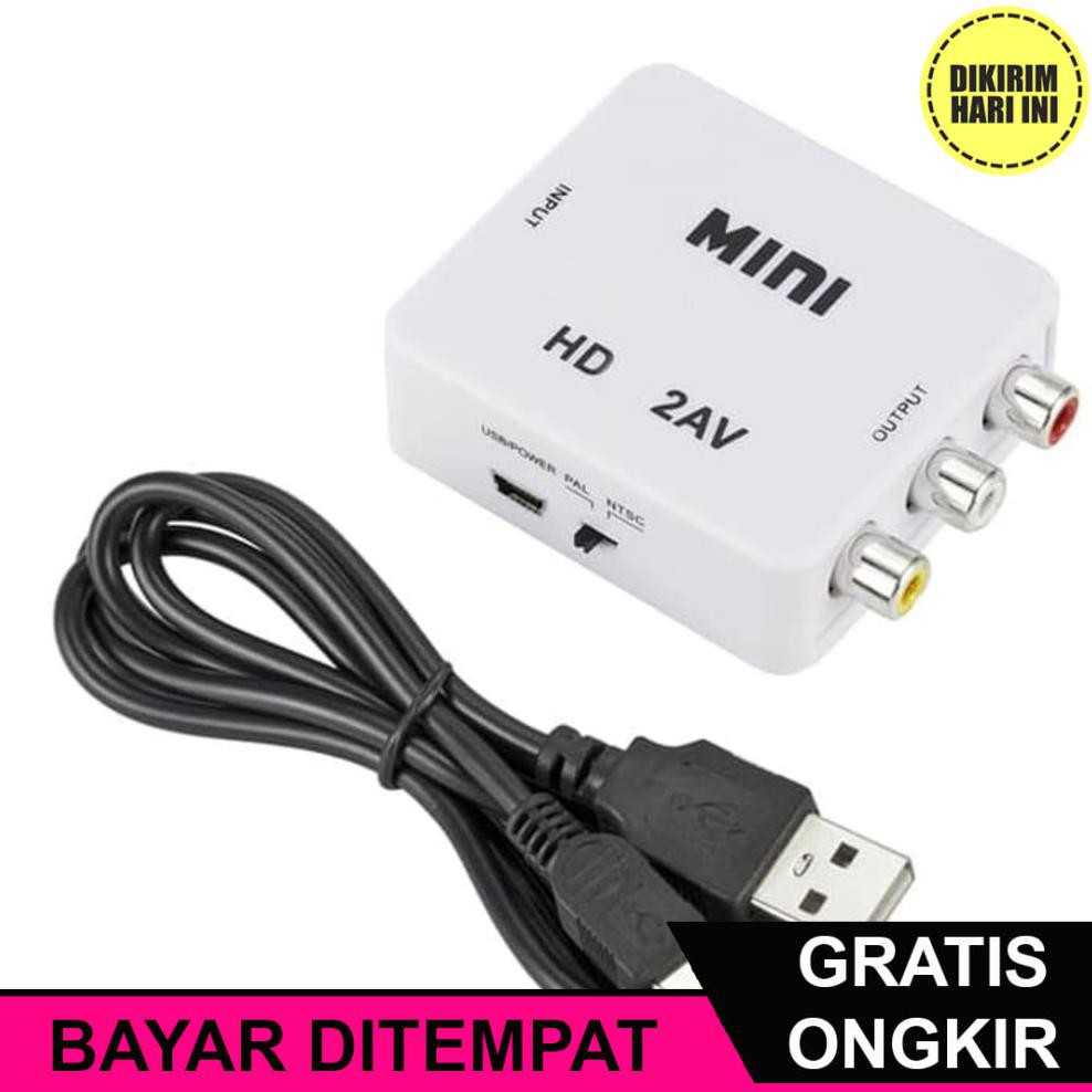 Đầu Chuyển Đổi Ja5554 Hdmi Sang Av / Rca 3 Rca