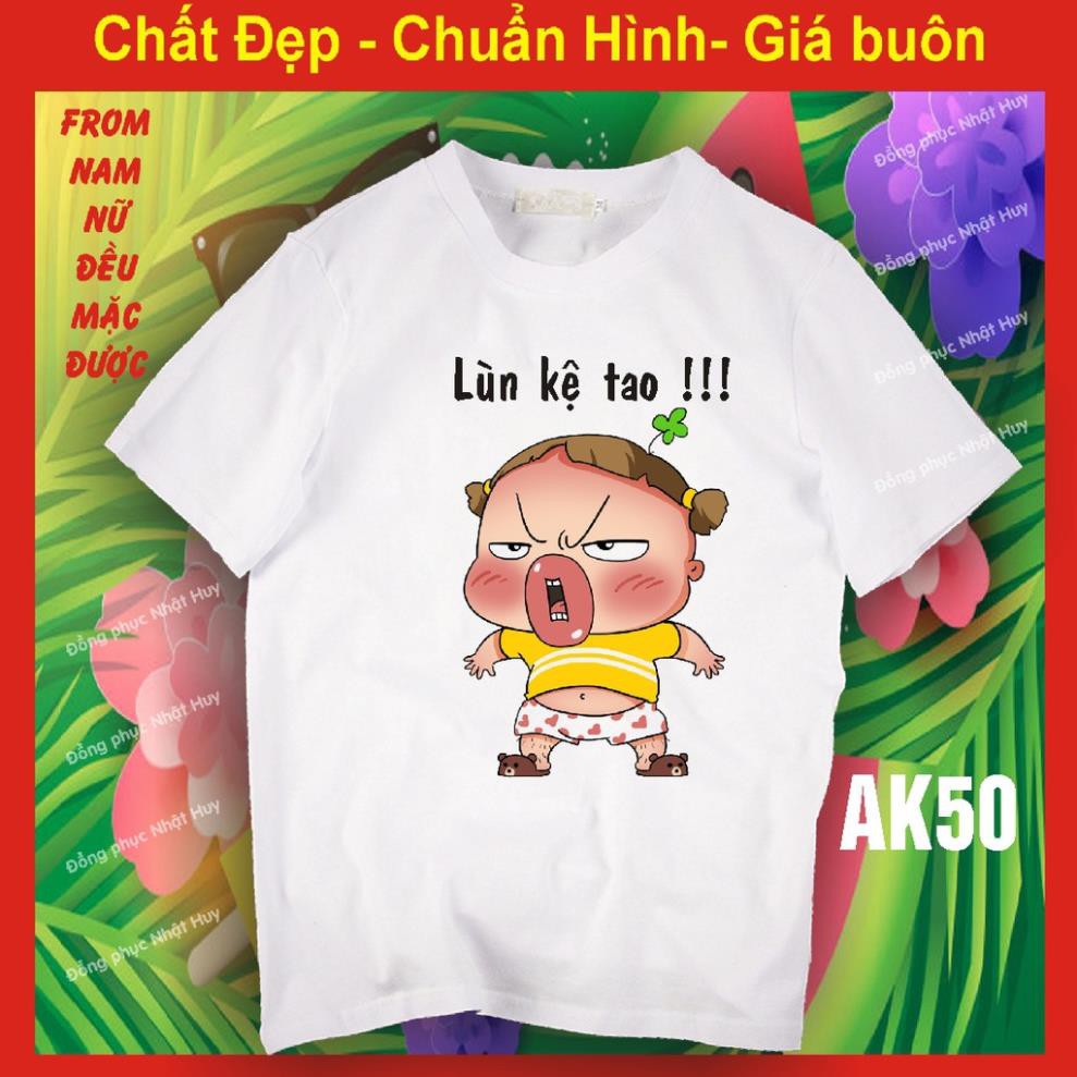 áo phông quỳnh aka đẹp AK 49,chất đẹp, bao đôi trả, thun, icoi facebook,biểu cảm,lùn kệ tao . ,