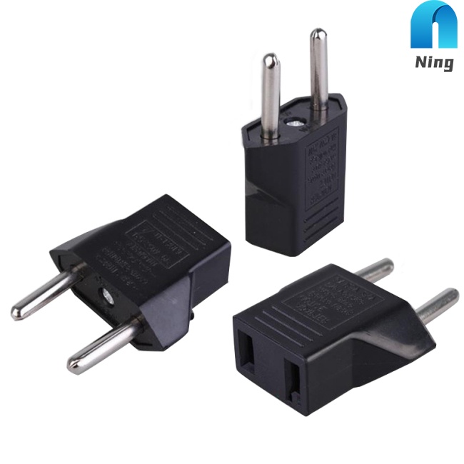 Ổ Cắm Điện Us / Eu / Uk / Au Màu Đen Tiện Dụng Mang Theo Du Lịch