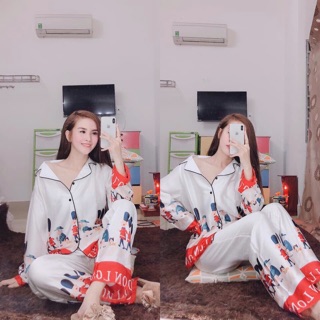 SIÊU ĐẸP 2 bộ lụa dài tay