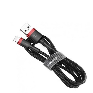 Cáp sạc ln baseus cafule calklf-c19 dài 2m hỗ trợ 1.5a max, dây bọc dù chống đứt, truyền dữ liệu