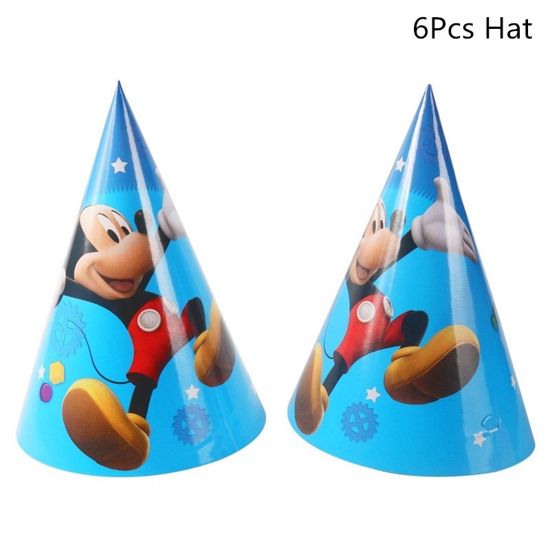 DISNEY Đĩa Đựng Thức Ăn Dùng Một Lần Họa Tiết Chuột Mickey Hoạt Hình Cho Bé