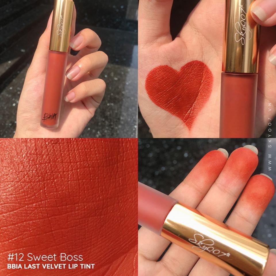 (  Màu Hot )Son kem lì Bbia Last Velvet Lip Tint Hàn Quốc Full Version | BigBuy360 - bigbuy360.vn