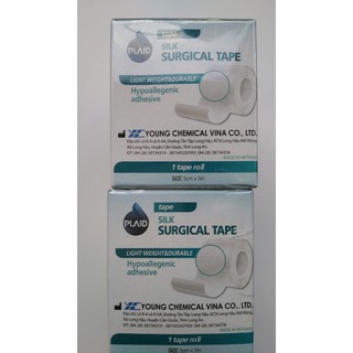 Young plaster – Silk (Băng keo cuộn lụa) Kích thước 5cm x 5m