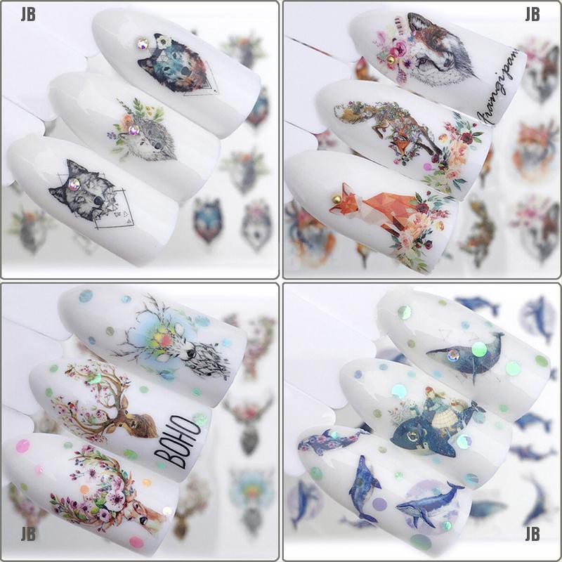Set 2 Tấm Sticker Dán Móng Nghệ Thuật