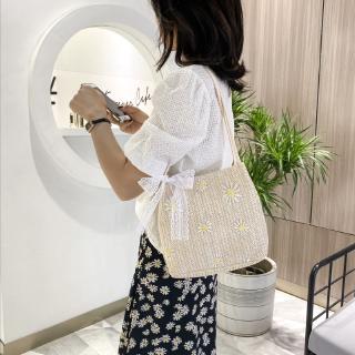 Túi Xách Nữ Đan Rơm Thời Trang Cổ Điển