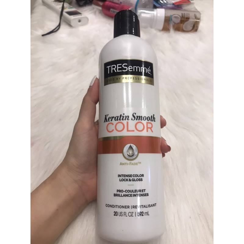 👉Dầu gội & dầu xả  Tresemme Keratin Smooth Color shamoo & conditioner 20fl. Oz. -Mỹ