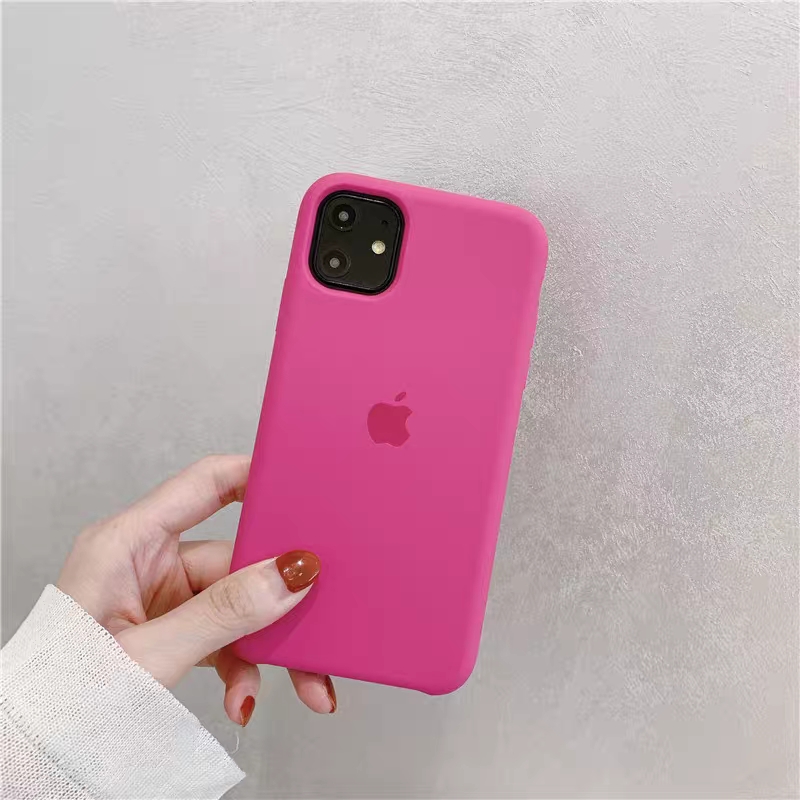 {Phiên bản tốt nhất, chất lượng tốt nhất}ReadyStock Ốp lưng Iphone Ốp lưng Silicone Original Liquid Case Màu sắc thanh long Bao da đầy đủ Iphone