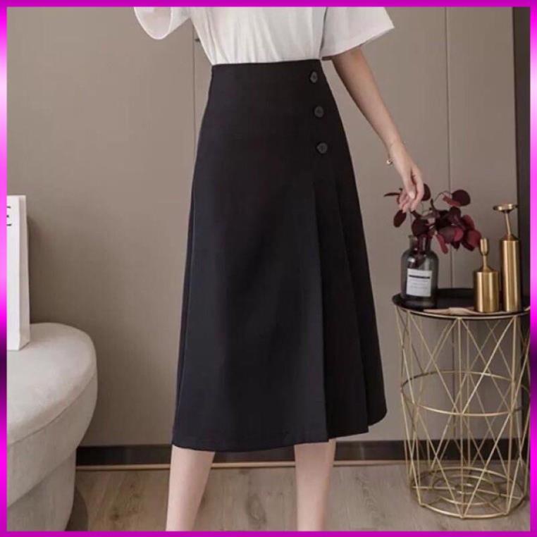 [ Xả Kho 3 Ngày ] CHÂN VÁY CÔNG SỞ DÁNG DÀI MIDI | BigBuy360 - bigbuy360.vn