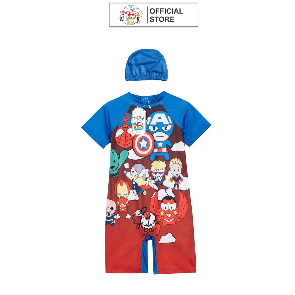 Đồ Bơi Liền Thân Sportkids Cho Bé trai và Bé Gái Từ 4 -10 Tuổi