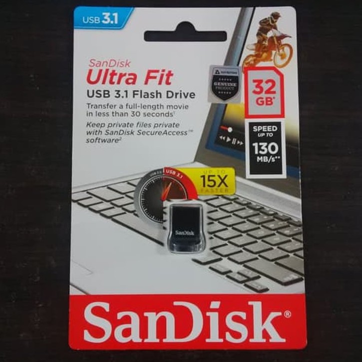 Sandisk 32gb Ultra Fit Cz43 Usb 3.0 Up To 130mb / S Chính Hãng