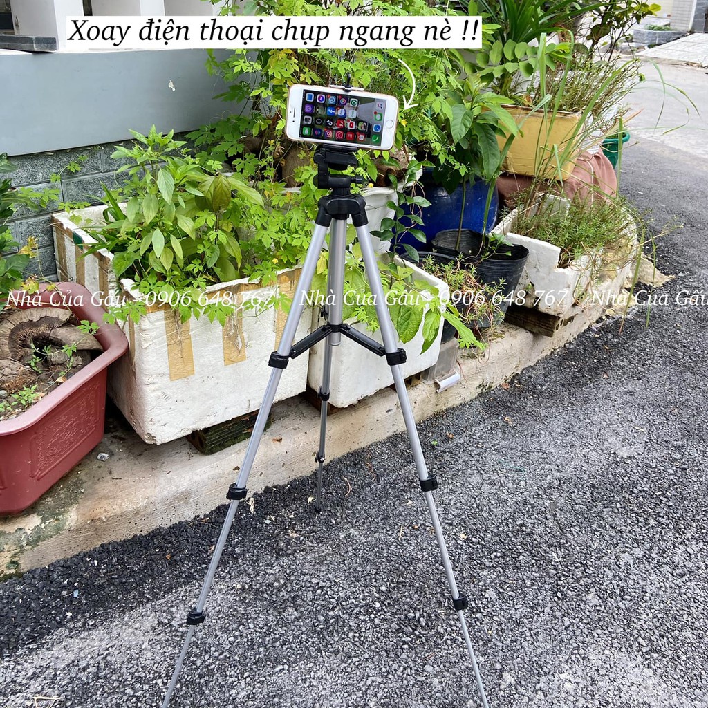 Bộ chân chụp ảnh Tripod &amp; Remote điều khiển