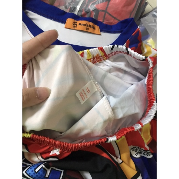 Đồ bộ bé trai siêu nhân 3D size đại