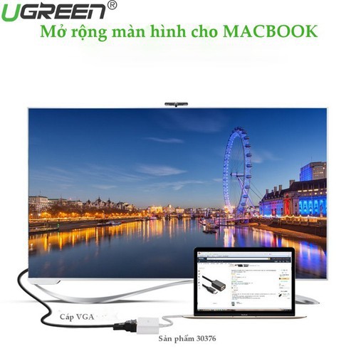 Cáp Chuyển Đổi USB Type C sang VGA + USB 3.0 và USB Type C UGREEN 30439