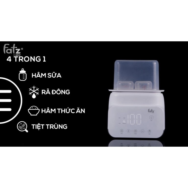 Máy Hâm Sữa Tiệt Trùng Điện Tử Fatz FatzBaby Duo 4 - FB3095MX