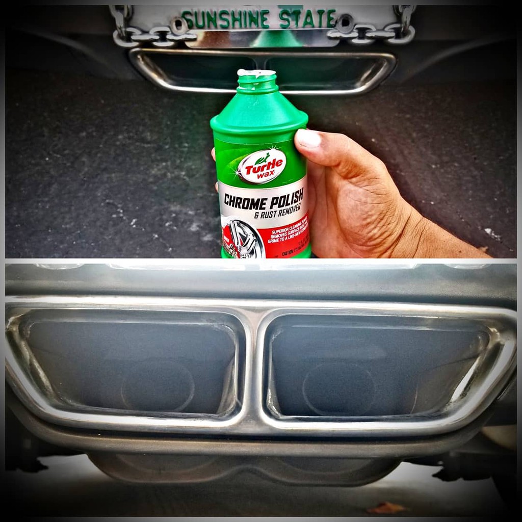 Kem đánh bóng INOX, Chrom Turtle Wax Chrom Polish 355ml.