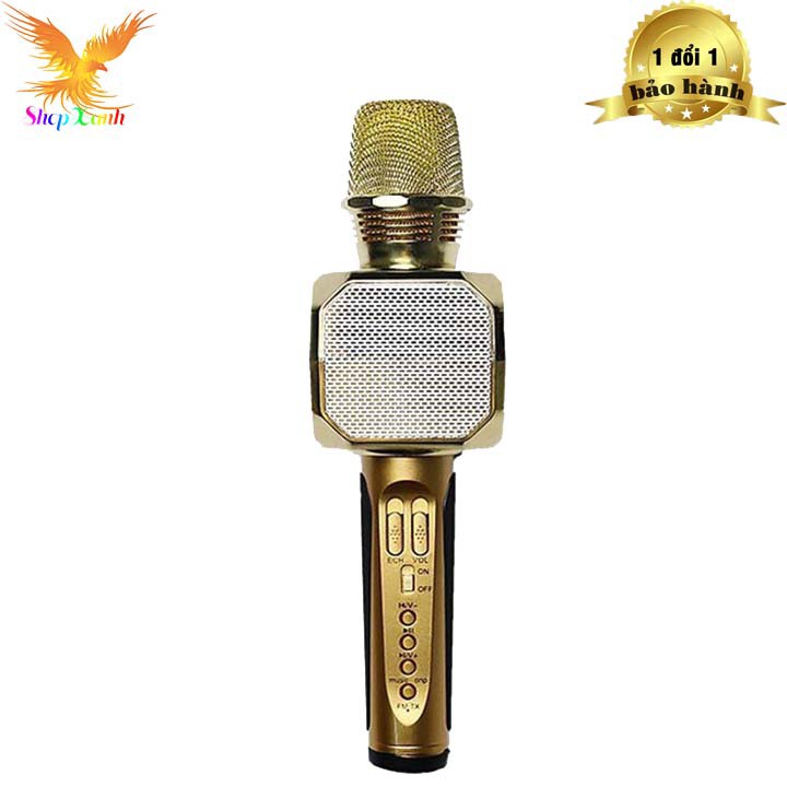 Mic hát karaoke không dây Loa Bluetooth với âm thanh ấm karaoke karaoke cầm tay mini hát hát hay nhất hiện nay []