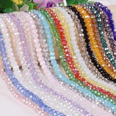 2mm Chuỗi dây 150 hạt ngọc trai pha lê nhân tạo BEADIA nhiều màu sắc tùy chọn dành cho làm trang sức DIY