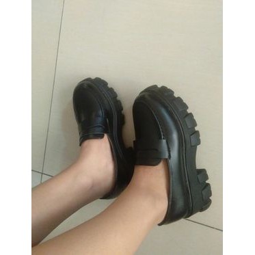 (ORDER) Giày da nữ đế cao 5cm mũi tròn( Ảnh thật ở cuối) | BigBuy360 - bigbuy360.vn