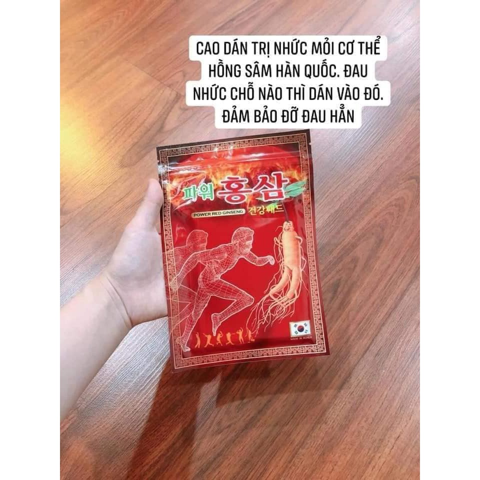 Cao dán Hồng sâm Hàn Quốc