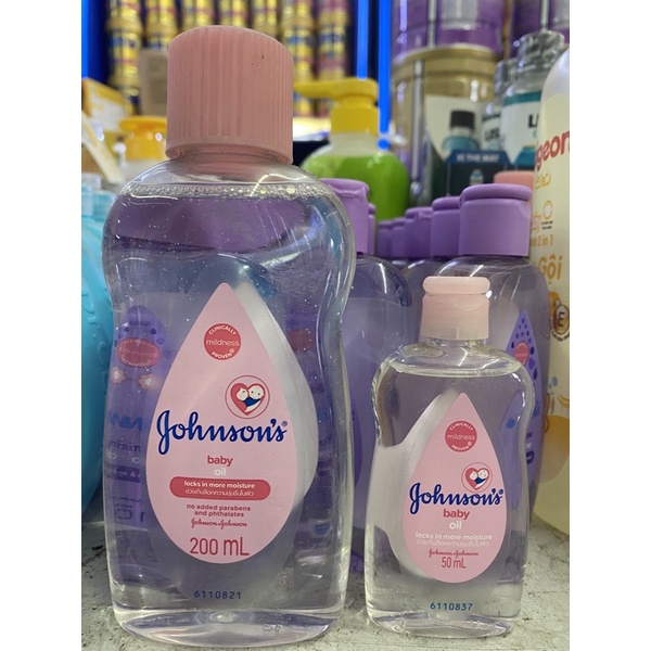 Dầu massage cho bé Johnson's 200ml, 50ml