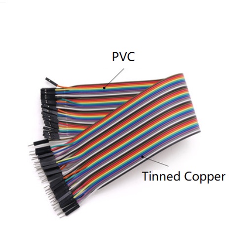 40pcs Jumper Wire 10CM 21CM 30CM Pins Male To Male Female To Female Cable Kit DIY Electron Line 2.54mm for PCB Arduino Chuyển Từ male Sang female 2.54mm diy arduino
