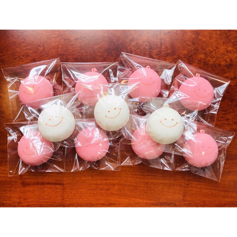 Squishy mini giá rẻ bánh mashmallow mặt cười
