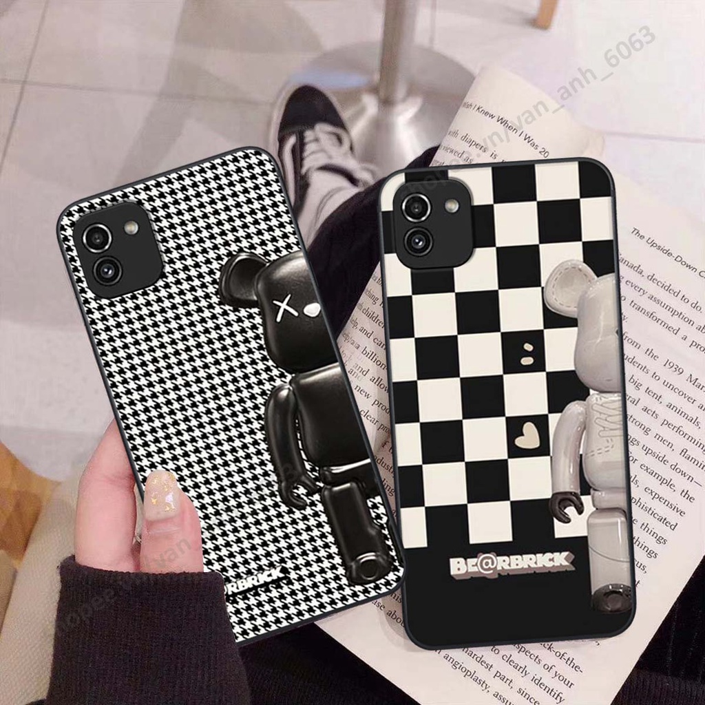 Ốp lưng Samsung A03 ốp điện thoại hình bearbrick, new york, thể thao
