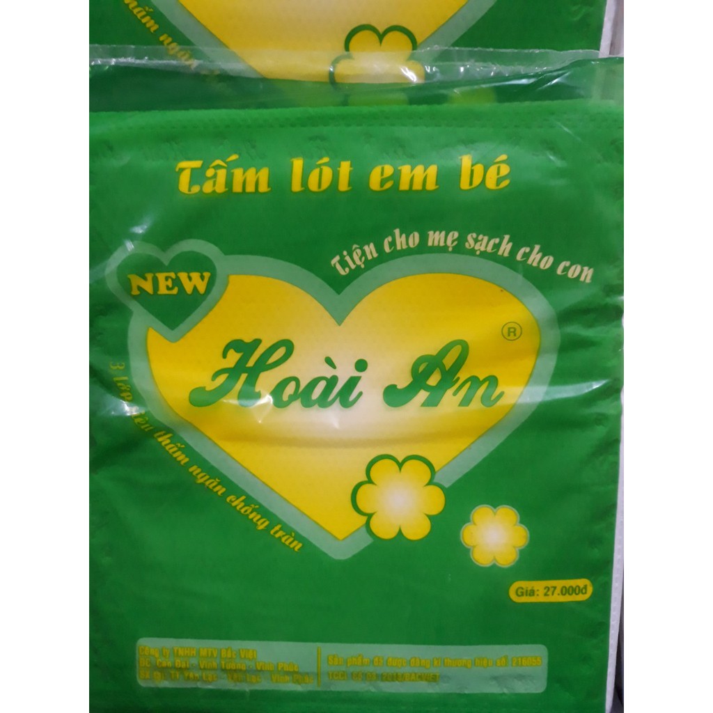 Tấm Lót Phân Xu Hoài An 3 Lớp Loại 1 Túi 30 Tờ
