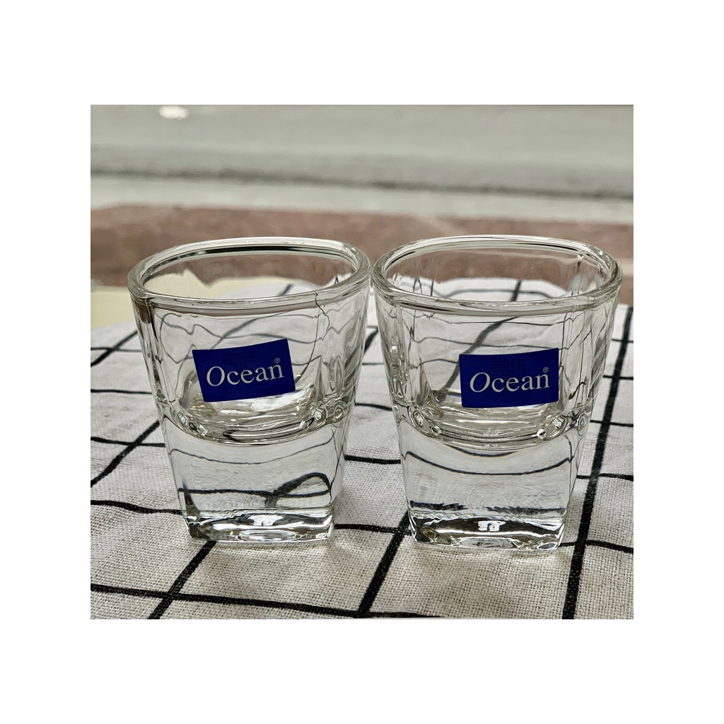Bộ 6 Ly chén uống rượu mắt trâu hạt mít nhỏ ocean thái lan Plaza Shot P0210 đẹp cao cấp giá rẻ