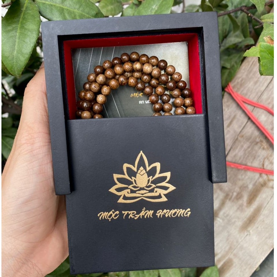 Vòng Tay Trầm Hương Chuỗi Tràng Hạt 108 6 7 8mm Trầm Tốc Việt - An Yên - Thịnh Vượng | BigBuy360 - bigbuy360.vn