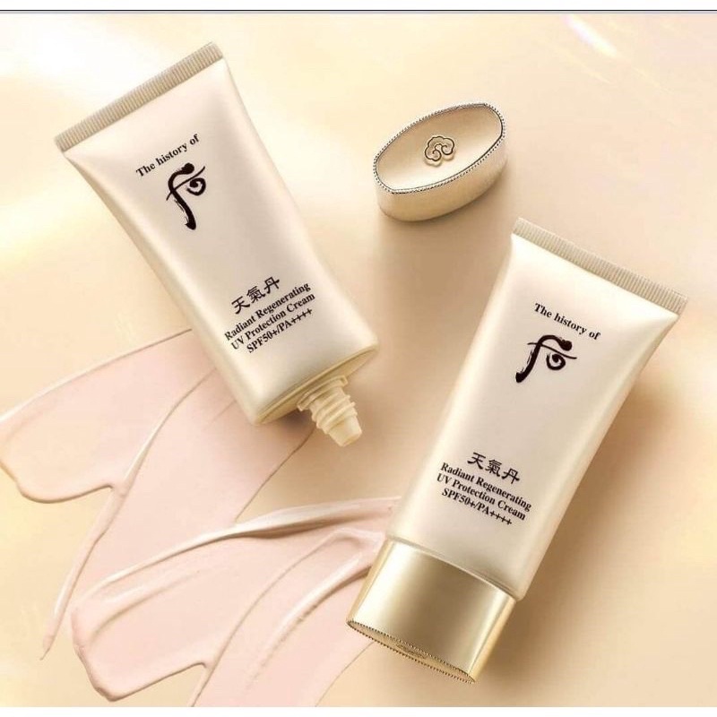 Gói kem chống nắng Whoo tái sinh Radiant Regenerating UV Protection Cream