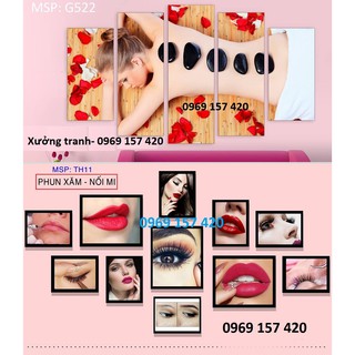 MUA TRANH TẶNG TRANH, TRANH SPA, PHUN XĂM, NAIL, MI, TÓC...