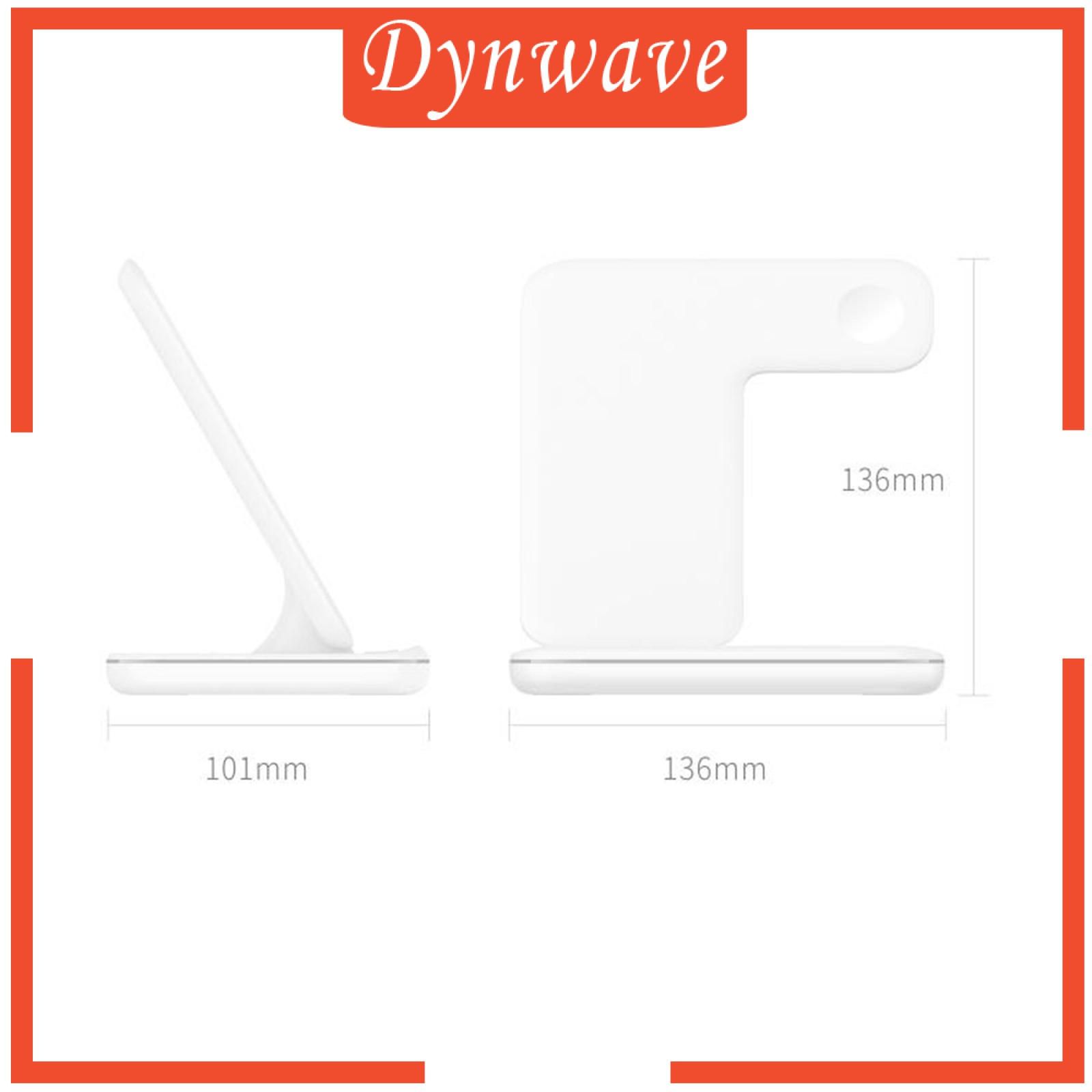 [DYNWAVE] 3 in 1 15W Wireless Fast Charging Station Charger Dock Stand for iPhone